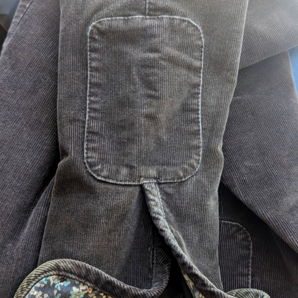 GAP Blazer Corduroy Stretch Brown Jacket - Picture 6 of 8